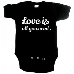 schattige baby romper love is all you need