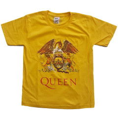 Queen Kinder T-Shirt - (Classic Crest) Yellow