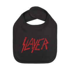 Slayer baby slabbertje rood Logo