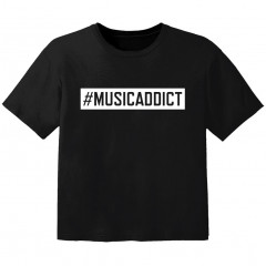 coole kinder t-shirt #musicaddict