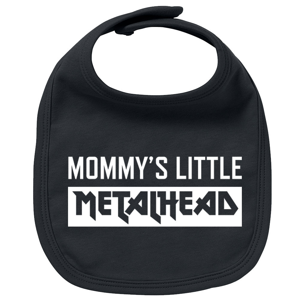 Metal Baby Slabbetje Mommy's little Metalhead