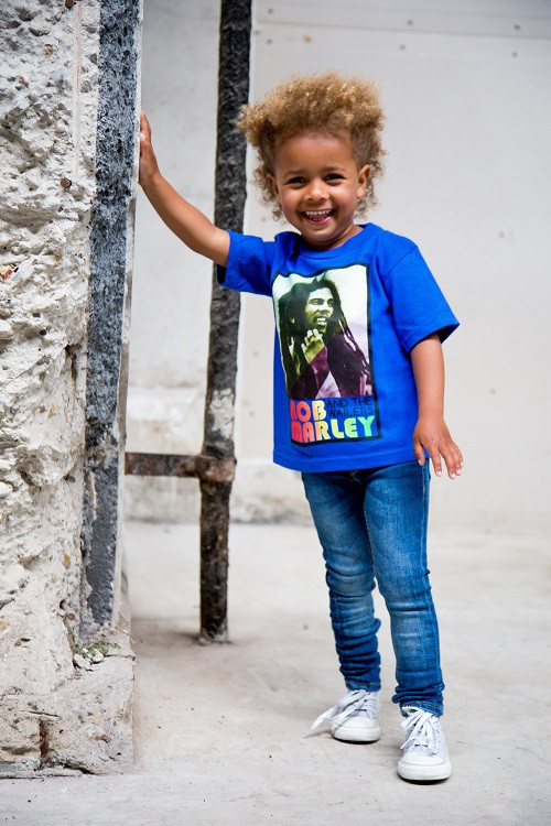 Bob Marley T-shirt voor kinderen Rasta fotoshoot