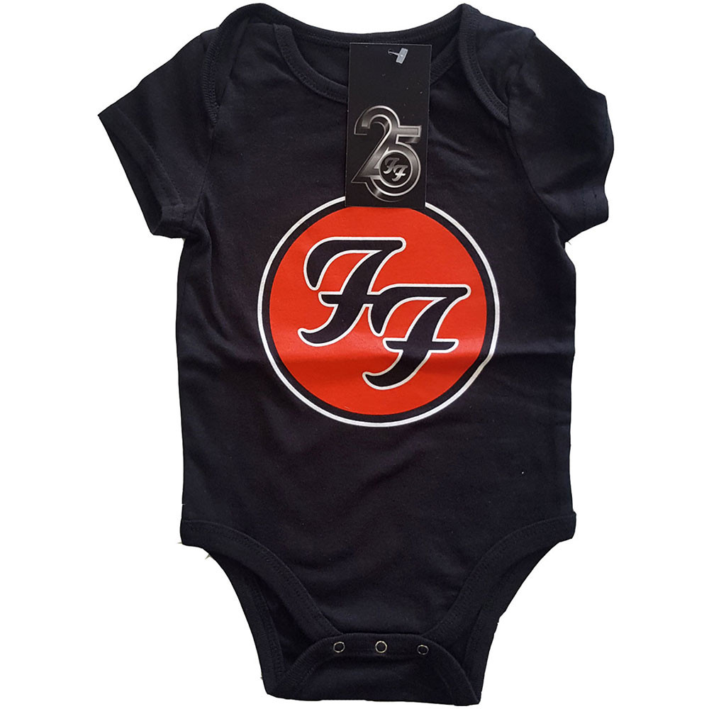 Foo Fighters Logo Red baby romper