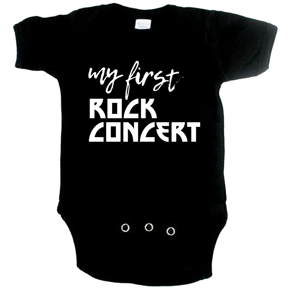 rock baby romper my first rock concert