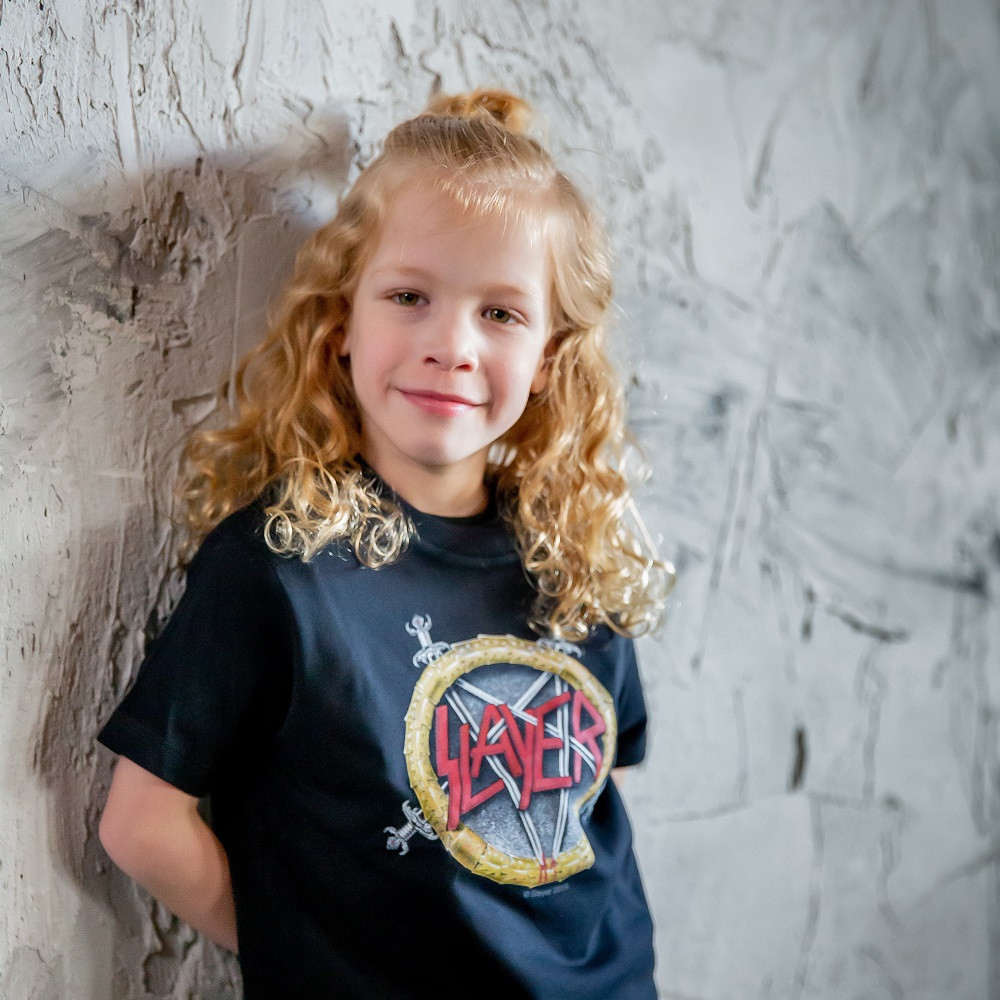 Slayer Kids T-shirt Pentagram fotoshoot