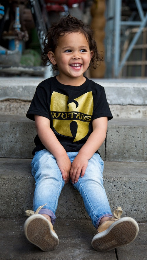 Wu-tang Clan T-shirt voor kinderen Logo fotoshoot