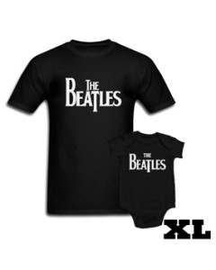 Duo Rockset Beatles papa t-shirt XL & Beatles body Eternal