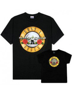 Duo Rockset Guns 'n Roses papa t-shirt & baby t-shirt
