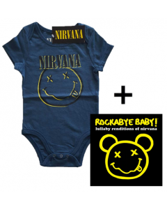 Cadeauset Nirvana body Smiley & Nirvana Rockabyebaby cd