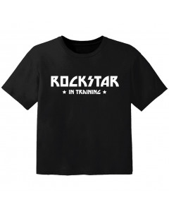 rock baby t-shirt rockstar in training